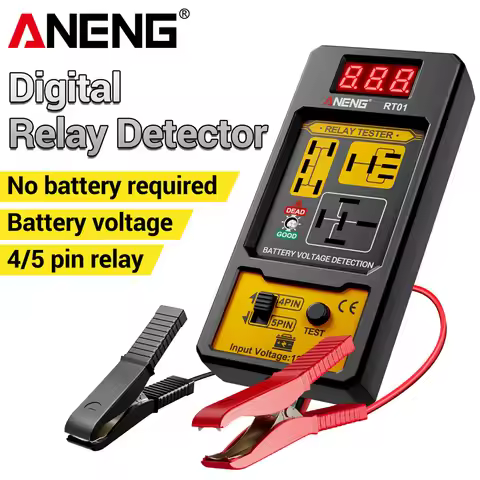 ANENG RT01 Digital Relay Detector 11-25V Universal 4/5 Pins Car Battery Vehicle Detection Digital Di