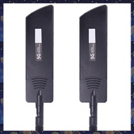 (RZDW) 2PCS 5G/3G/4G/GSM Full Band Omni Wireless Smart Meter Router Module Gain 40DBi Antenna Black 