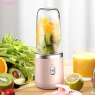 Cammuo 6 Blades Small Electric Juicer Portable Juicer Cup Fruit Juice Cup Automatic Blender Ice Cup