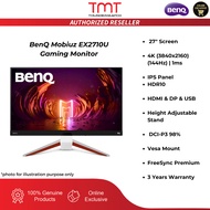 BenQ Mobiuz Gaming Monitor EX2710U | 27 " | 1ms(MPRT) | IPS Panel | 3840x2160 (4K)(144Hz) | HDR10 | 