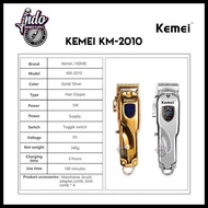 Kemei 2010 Gold Clipper Metal Cordless Hair Clipper Wireless Hair Trimmer