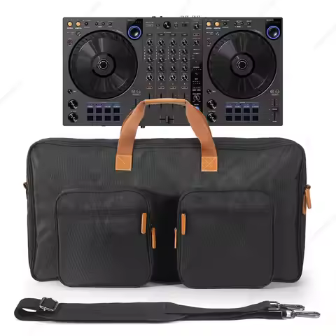 Turntables Protective Case Scratch-resistant DJ Turntables Protective Case Large Capacity for Pionee