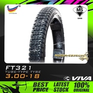TAYAR VIVA TUBE-TYPE TYRE FT321 3.00-18 300-18