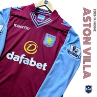 2013-14 ASTON VILLA HOME SHIRT GREALISH #40