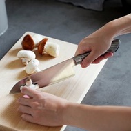 日本霜山 一體成形不鏽鋼三德刀-30cm