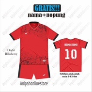 ( Free Nama Nomor Punggung ) jersey futsal anak/ baju bola anak