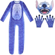 Lilo & Stitch Cos Clothes  Stitch Lilo Cosplay Costume Jumpsuit 1996