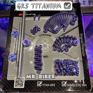 GR5 Original Set IMPORT ORI Titanium GR5 Stainless Steel 304 Screw Titanium Y15ZR Y15 SKRU Vietnam S