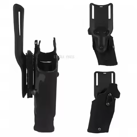 Airsoft Tactical Holster for G17 Gen4 19 with X300 X300U Light Quick Release Pistol Case with Strap 