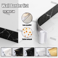 10CM*5M Wallpaper Sticker Border List Sticker Decoration Glossy Premium Waterproof Border Sticker Ce
