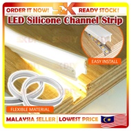 LED Silicone Channel Strip Light Rubber Silicone LED Channel LED Cover Casing Housing LED Profile Ho