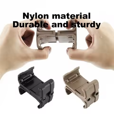 Nylon Magazine Coupler Tactical Dual Magazine Parallel Clamp for AK47 AK74 Series Airsoft Rifle Mag 