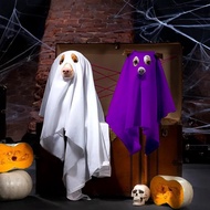 Halloween Pet Ghost Costume Dog cosplay Costume Ghost Festival Dog Cloak Transformation Costume
