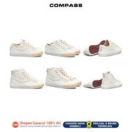 [ORIGINAL NEW] Compass Gazelle Cream Shoes