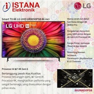 LG 86 INCH SMART TV 4K UHD 86UR8050PSB