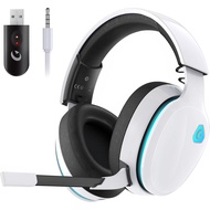 Gtheos 2.4GHz Wireless Gaming Headset for PS5, PS4 Fortnite & Call of Duty/FPS Gamers, PC, Nintendo 