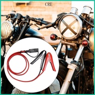 CRE 2FT 12V 16AWG Alligator Crocodile Clip to SAE 60cm