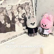 SKZOO 10CM Eid Outfit Plush Muslim Clothes Doll Sarong Stray Kids Wolfchan Leebit Dwaekki Jiniret Ha