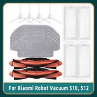Xiaomi Robot Vacuum S10 S12 B106GL Robot Vacuum Cleaner Accessories Main Brush Side Brush Filter Mop