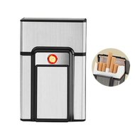 KOTAK ROKOK PLUS KOREK KEREN KOTAK R O K O K ISI 20 SLOT DENGAN KOREK ELEKTRIK IMPORT TEMPAT ROKO PA