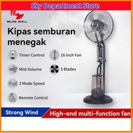 💖Mist Water Spray Cooling Stand Fan Misting Fan Air Conditioning Humidifier Industrial Fan Mist Fan