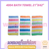 READY STOCK【12-PCS】 4004 Bath Towel 1 X 12-PCS Tuala Mandi Cotton 浴巾