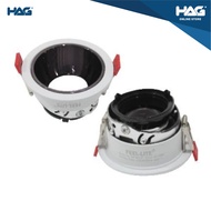 HAG SHY8802R GU10 Downlight Housing | Recessed | With GU10 Holder