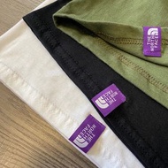 優惠預訂 3色選 the north face purple label logo 短袖純色 tee