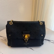 Lv M44151黑壓紋VAVIN金鏈包 肩背/斜背都好看