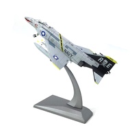 1:100 Scale II Attacker Plane F4 Model Diecast Plane Model Toy, Coffee Bar Home Display Decor