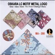 AZARA OSKARA Metal Logo LC / Hijab Segi Empat Azara Motif / Jilbab