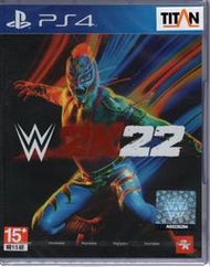 PS4 遊戲 WWE 2K22 美國勁爆職業摔角 英文版 【板橋魔力】