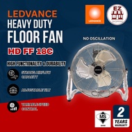 LEDVANCE OSRAM HEAVY DUTY FLOOR FAN 18" HD FF 18C /Industrial Ground Fan Metal Blades Strong Wind