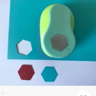 3 inch Hexagon shape EVA foam paper graph hole punch
