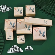 Linen Bracelet Box Buddha Bead Box Pendant Necklace Ring Box Jewelry Packaging S P67K