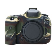 For Canon EOS 7D Mark II Soft Silicone Protective Case (Camouflage)(PULUZ Official store)