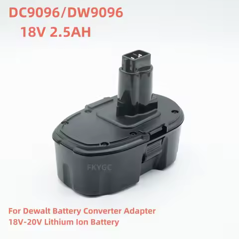 New DC9096/DW9096 18V 2.5AH Power Tools Battery For Dewalt Battery Converter Adapter 18V-20V Lithium