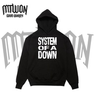 KATUN HITAM System OF A DOWN rock metal punk jacket non Zipper band Hoodie jacket black men women ad