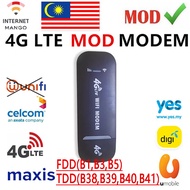 Modified 100Mbps 4G LTE USB Modem Adapter Wireless USB Network Card Universal Wireless Modem White 4g WiFi router