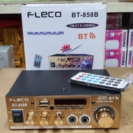 Fleco BT-858B Power Amplifier AC DC Bluetooth USB FM SD Mp3