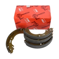 ผ้าเบรค และก้ามเบรค Mitsubishi Mirage มิราจ Attrage แอททราจ 1.2 ปี 12-20 ยี่ห้อ TRW รุ่น DTEC