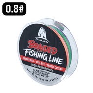 บรรทัด Multifilament Senar Pancing PE 4X100ม. 0.8 #-8.0 # สายถักสายถัก PE 1ชิ้นสายการประมงลอยถัก PE 