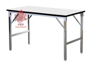 โต๊ะประชุม โต๊ะพับ 60x120x75 ซม. โต๊ะหน้าไม้ โต๊ะอเนกประสงค์ โต๊ะพับอเนกประสงค์ โต๊ะสำนักงาน โต๊ะจัดปาร์ตี้ pb pb99