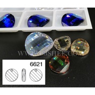 6621 SW Crystal Twist Pendant Beads