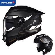 RYMIC Flip Up Motorcycle Helmet Modular Full Face Moto Riding Helmet Casco Moto Helmet Motorcycle Accessories