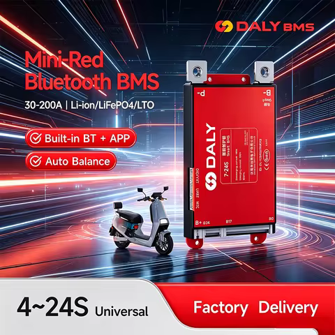 Daly Smart BMS Lifepo4 4S Li-Ion LTO 30A 40A 60A 80A 100A 150A 200A 4S 6S 8S 12S 13S 14S 16S 17S 20S