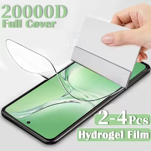 2-4Pcs Soft Silicone Hydrogel Film For Oppo K12 K12X K11 K11X Screen Protectors For Oppo Reno Ace 2 