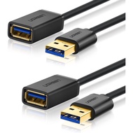 ❤️SG Seller❤️UGREEN 2 Pack USB Extension Cable USB 3.0 Extender Cord Type A Male to A Female for Playstation, Xbox, USB