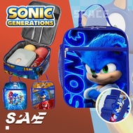 Sonic Lunch Bag For Kids Anime School Student Insulation Bag Lunch Box For Boys