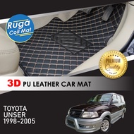 TOYOTA UNSER 7 SEATER ( 1998 - 2005 ) 3D PU Leather Car Carpet Karpet Kereta Kulit PU 3D Car Mat Ala